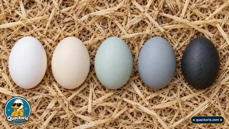 Duck Egg Colors: Why They Are White, Blue, Green or Black