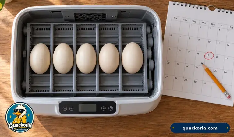 Duck Egg Hatch Date Calculator