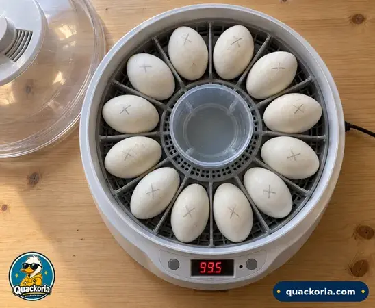 Incubating Duck Eggs: Temperature, Humidity and the 28 Days