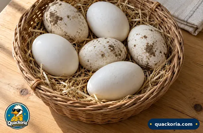 Collecting, Cleaning and Storing Duck Eggs