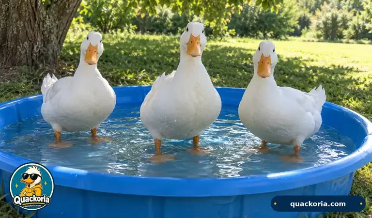 Keeping Ducks Cool in Summer: Heat Stress, Shade and the Emergency