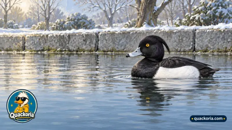 Tufted Duck: The Park-Pond Diver With the Yellow Eye